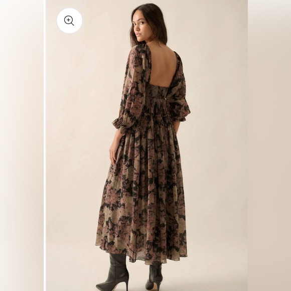 Promesa floral smocked maxi dress - Picture 3 of 5